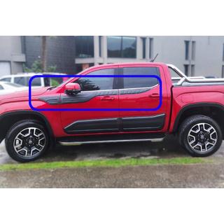 Górne Listwy Drzwiowe (6 szt, ABS) Volkswagen Amarok 2022- zdjęcia 1