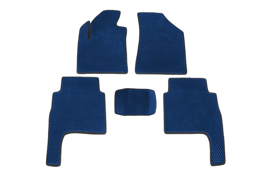 Hyundai Santa Fe 2 2006-2012 Dywaniki EVA (Niebieskie) 2010-2012 Image