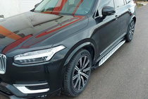 Volvo XC90 2015- Progi Boczné Shining (2 szt., Aluminium) zdjęcia 13