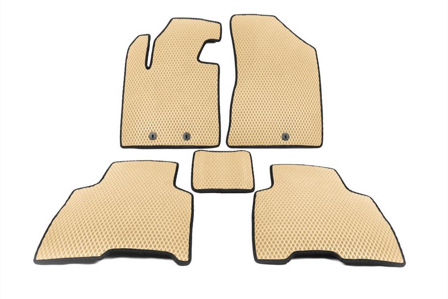 Kia Sorento II XM 2009-2014 Dywaniki 2012-2014 (EVA, Beżowe) Image