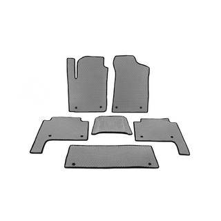 Dywaniki EVA 3 rzędy (Szare) Nissan Patrol Y62 2010-2024 zdjęcia 1
