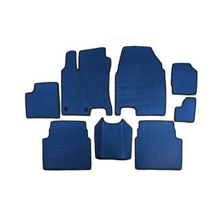 Dywaniki EVA do +2 (3 Rzędy, Niebieskie) Nissan Qashqai 2010-2014 zdjęcia 1