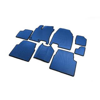 Dywaniki EVA do +2 (3 Rzędy, Niebieskie) Nissan Qashqai 2010-2014 zdjęcia 2