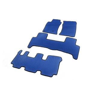 Dywaniki EVA (3 Rzędy, Niebieskie) Toyota Land Cruiser Prado 120 2002-2009 zdjęcia 2