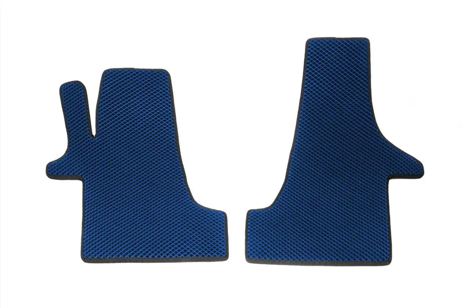 Volkswagen T5 2010-2015 Dywaniki EVA (Niebieskie, przednie, do 2+1) Image