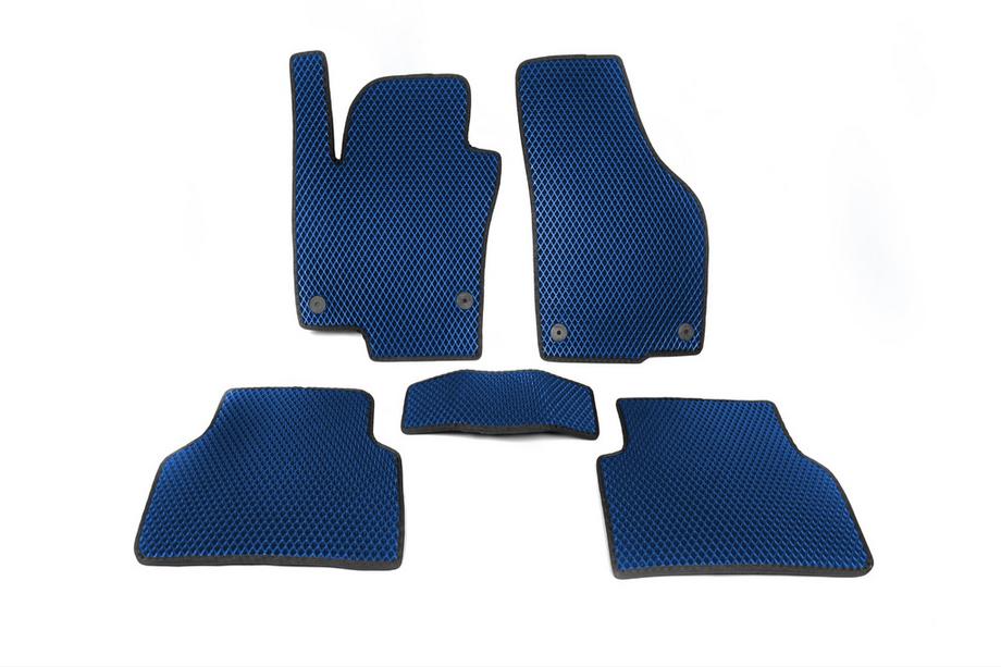 Volkswagen Tiguan 2007-2016 Dywaniki EVA (Niebieskie) Image