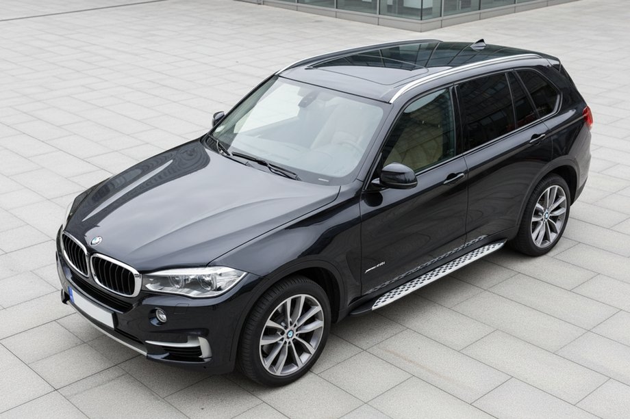 BMW X5 F15 2013-2018 Progi Boczné Shining V1 (2 szt., Aluminium) Image