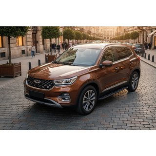 Progi Boczné Tayga Black (2 szt., Aluminium) Chery Tiggo 7 2020- zdjęcia 1