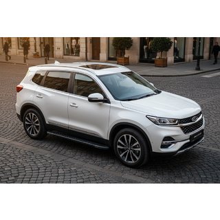 Progi Boczné Bosphorus Black (2 szt., Aluminium) Chery Tiggo 7 2020- zdjęcia 1