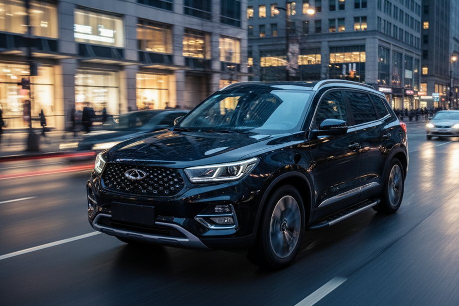 Chery Tiggo 7 2020- Progi Boczné Duru (2 szt., Aluminium) Image