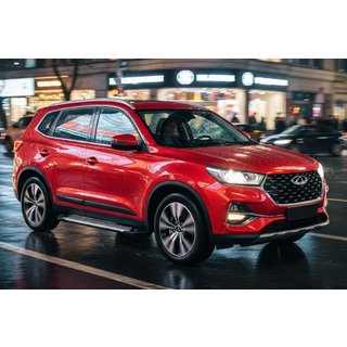 Progi Boczne Line (2 szt., Aluminium) Chery Tiggo 7 2020- zdjęcia 1