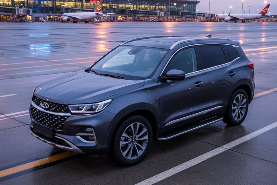 Chery Tiggo 7 2020- Progi Boczne Tayga Grey (2 szt., Aluminium) Image