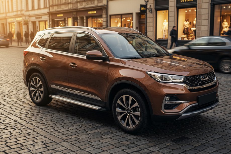 Chery Tiggo 7 2020- Progi Boczne Maya V2 (2 szt., Aluminium) Image