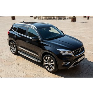 Progi Boczné RedLine V1 (2 szt., Aluminium) Chery Tiggo 8 2017- zdjęcia 1