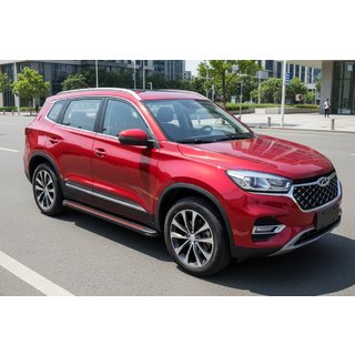 Progi Boczné Maya Red (2 szt., Aluminium) Chery Tiggo 8 2017- zdjęcia 1