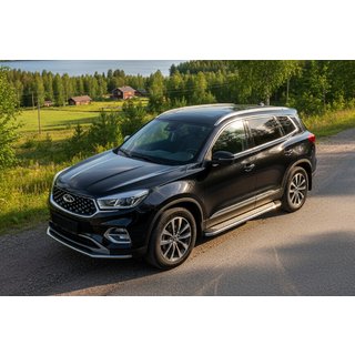 Progi Boczné Maydos V2 (2 szt., Aluminium) Chery Tiggo 8 2017- zdjęcia 1