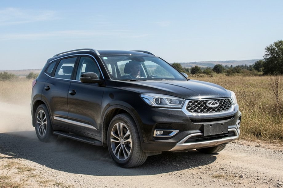Chery Tiggo 8 2017- Progi Boczné Bosphorus Black (2 szt., Aluminium) Image