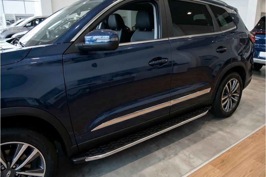 Chery Tiggo 8 2017- Progi Boczné BlackLine (2 szt., Aluminium) Image