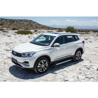 Progi Boczné New Vision Grey (2 szt., Aluminium) Chery Tiggo 8 2017- zdjęcia 1
