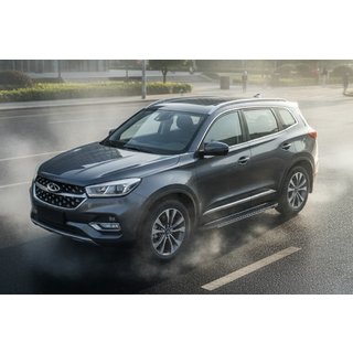 Progi boczne Bosphorus Grey (2 szt., aluminium) Chery Tiggo 8 2017- zdjęcia 1