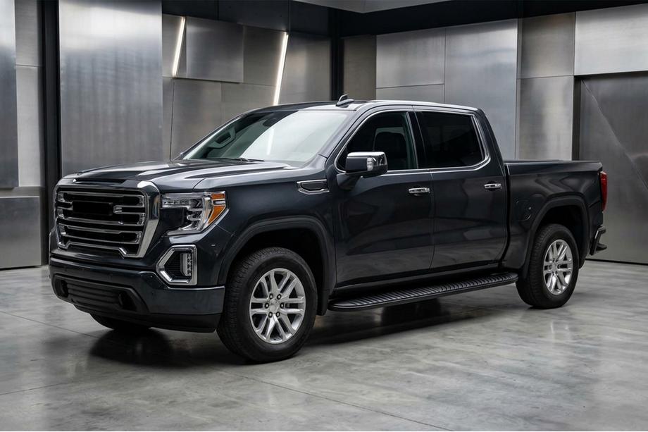 GMS Sierra 2019- Progi Boczné Tayga Black (2 szt., Aluminium) Image