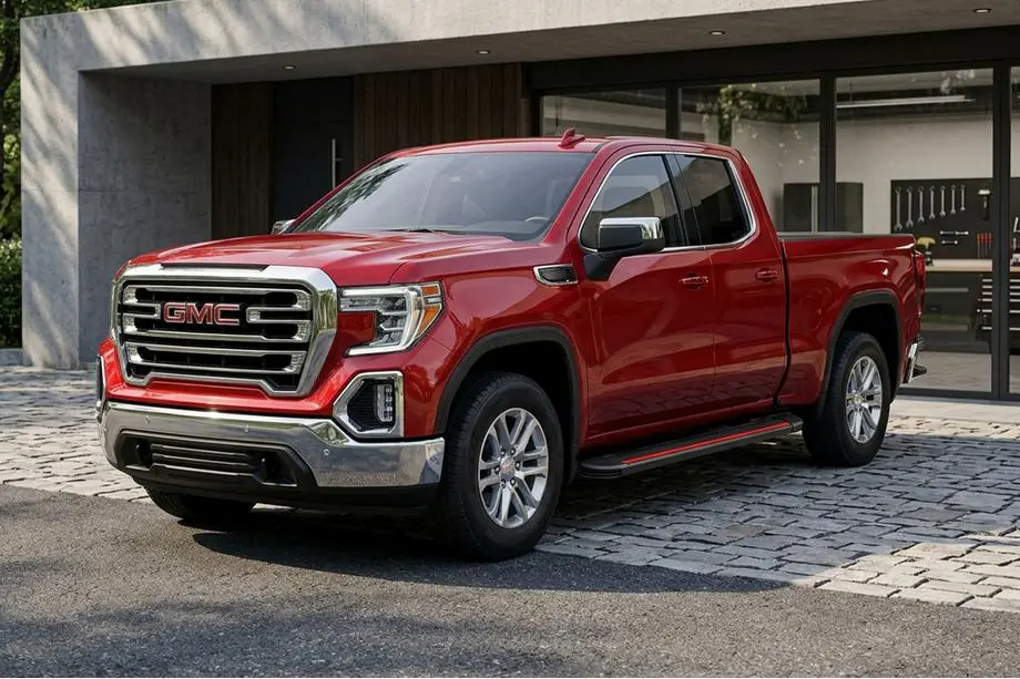 GMS Sierra 2019- Progi Boczné Maya Red (2 szt., Aluminium) Image