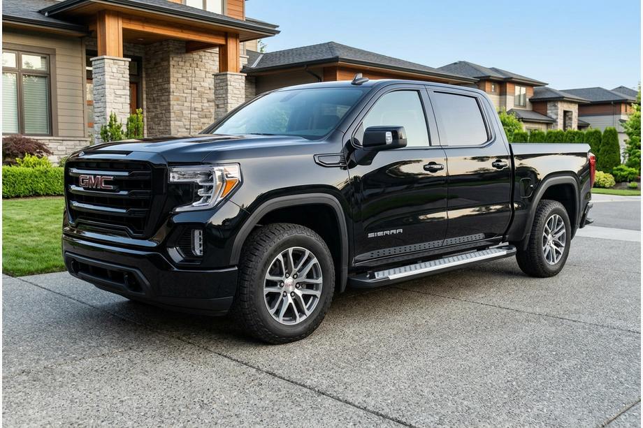 GMS Sierra 2019- Progi boczne Allmond Grey (2 szt., aluminium) Image