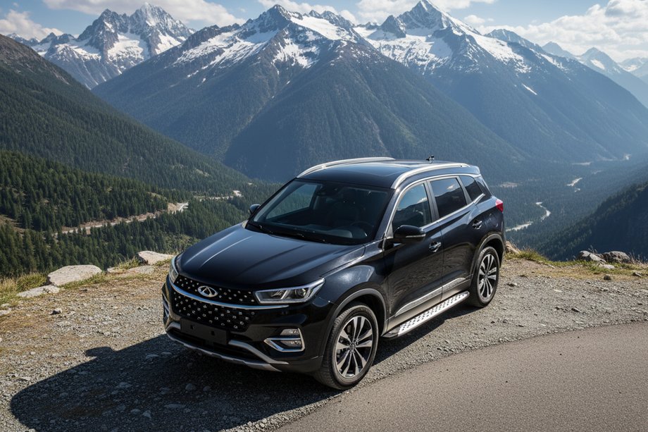 Chery Tiggo 7 2020- Progi Boczné Shining (2 szt., Aluminium) Image