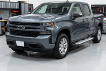 Chevrolet Silverado 2019- Progi boczne Allmond Grey (2 szt., aluminium) zdjęcia 1