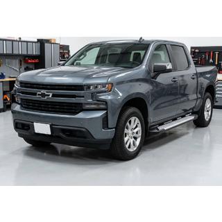 Progi boczne Allmond Grey (2 szt., aluminium) Chevrolet Silverado 2019- zdjęcia 1