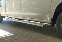 Chevrolet Silverado 2019- Progi Boczne Maya V2 (2 szt., Aluminium) zdjęcia 1