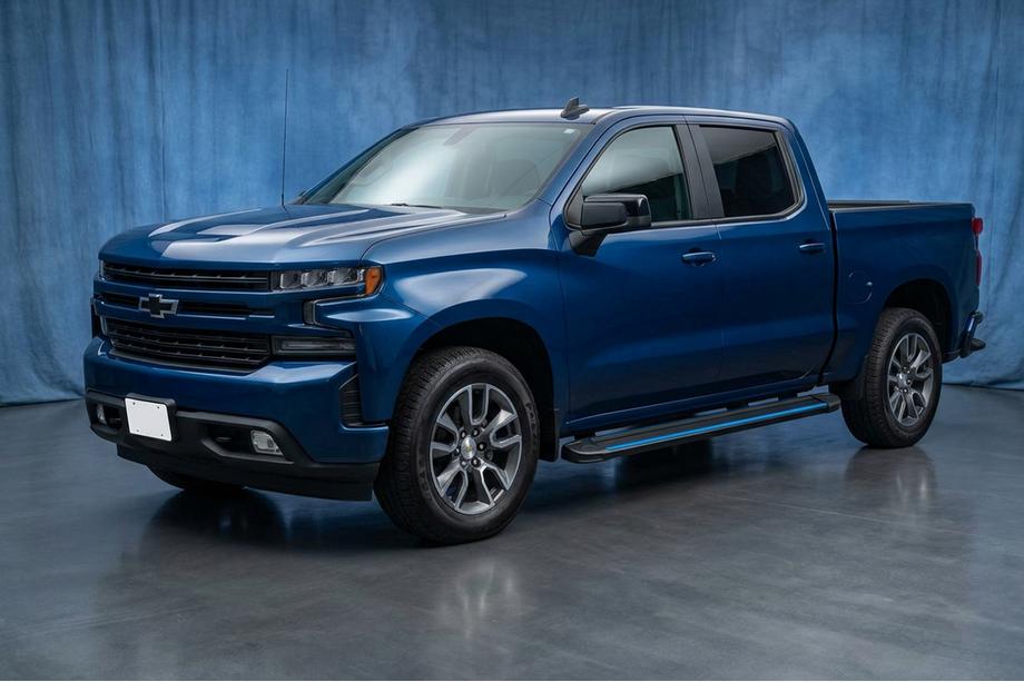Chevrolet Silverado 2019- Progi Boczné Maya Blue (2 szt., Aluminium) Image