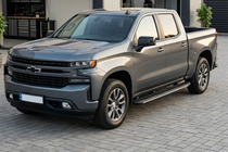 Chevrolet Silverado 2019- Progi boczne Bosphorus Grey (2 szt., aluminium) zdjęcia 1