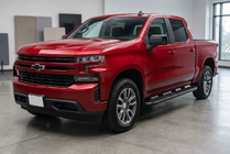 Chevrolet Silverado 2019- Progi Boczné Bosphorus Black (2 szt., Aluminium) zdjęcia 1