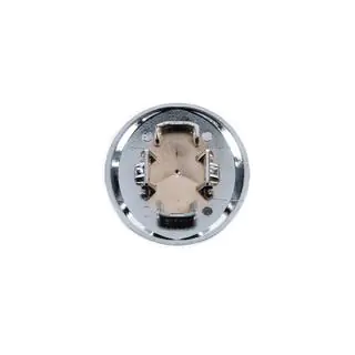 Zaślepka zamiast emblematu na masce Mercedes (niebieska i chrom, 57mm) zdjęcia 3