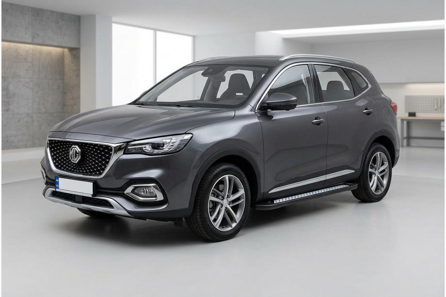 MG HS 2018- Progi Boczné Vision New Black (2 szt., Aluminium) Image