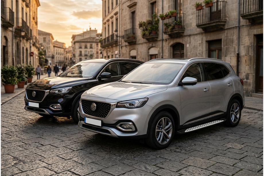 MG HS 2018- Progi Boczné Shining V1 (2 szt., Aluminium) Image