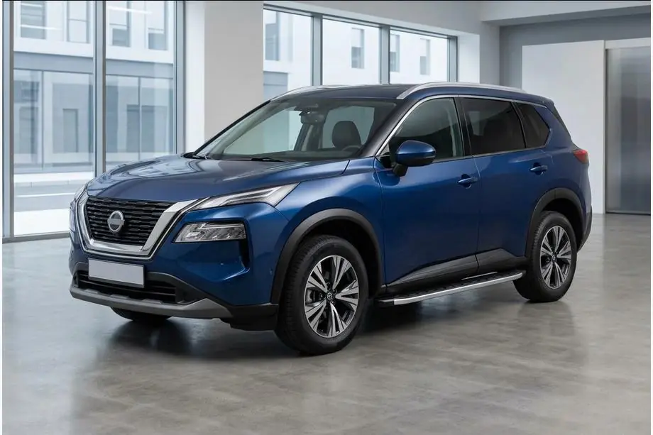 Nissan X-trail T33/Rogue 2022- Progi Boczné Fullmond (2 szt., Aluminium) Image