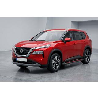 Progi Boczné Maya Red (2 szt., Aluminium) Nissan X-trail T33/Rogue 2022- zdjęcia 1