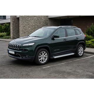 Progi Boczne Maya V2 (2 szt., Aluminium) Jeep Cherokee KL 2013- zdjęcia 1