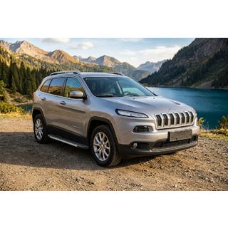 Progi Boczné Duru (2 szt., Aluminium) Jeep Cherokee KL 2013- zdjęcia 1