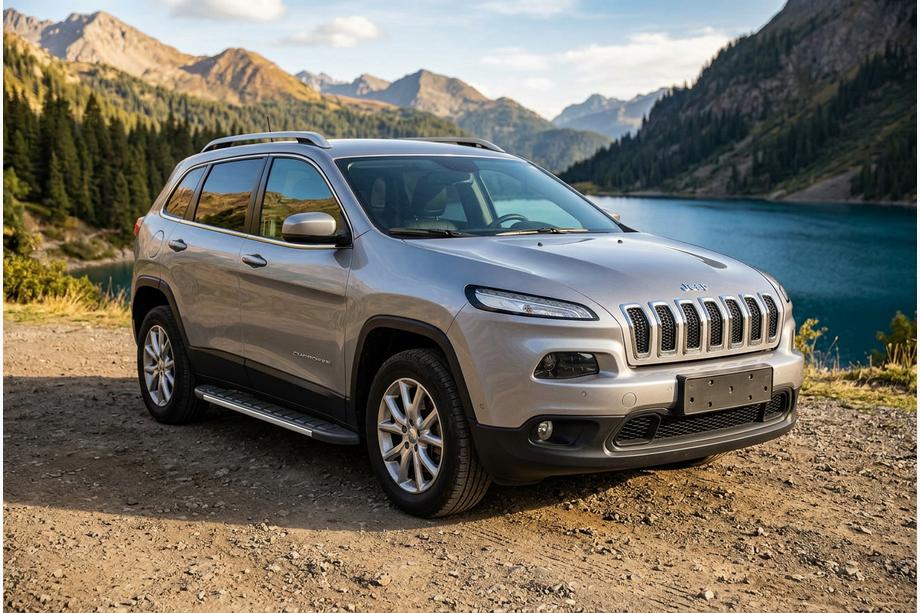 Jeep Cherokee KL 2013- Progi Boczné Duru (2 szt., Aluminium) Image