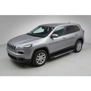 Progi Boczné Bosphore Grey (2 szt., Aluminium) Jeep Cherokee KL 2013- zdjęcia 1
