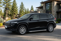 Jeep Cherokee KL 2013- Progi Boczné BlackLine (2 szt., Aluminium) zdjęcia 1