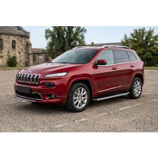 Progi Boczné Fullmond (2 szt., Aluminium) Jeep Cherokee KL 2013- zdjęcia 1
