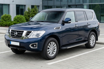 Nissan Armada 2016-2024 Progi Boczné Bosphore Grey (2 szt., Aluminium) zdjęcia 1