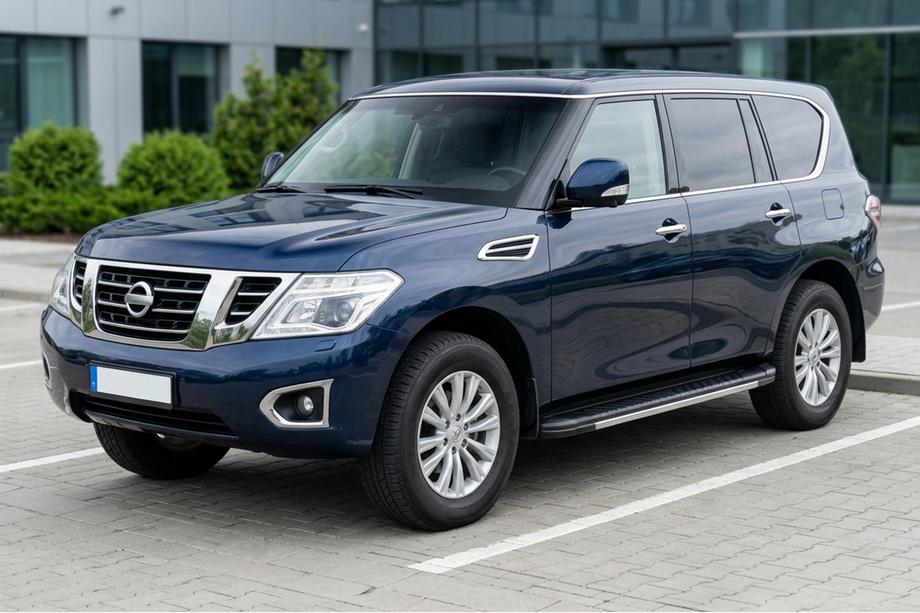 Nissan Armada 2016-2024 Progi Boczné Bosphore Grey (2 szt., Aluminium) Image