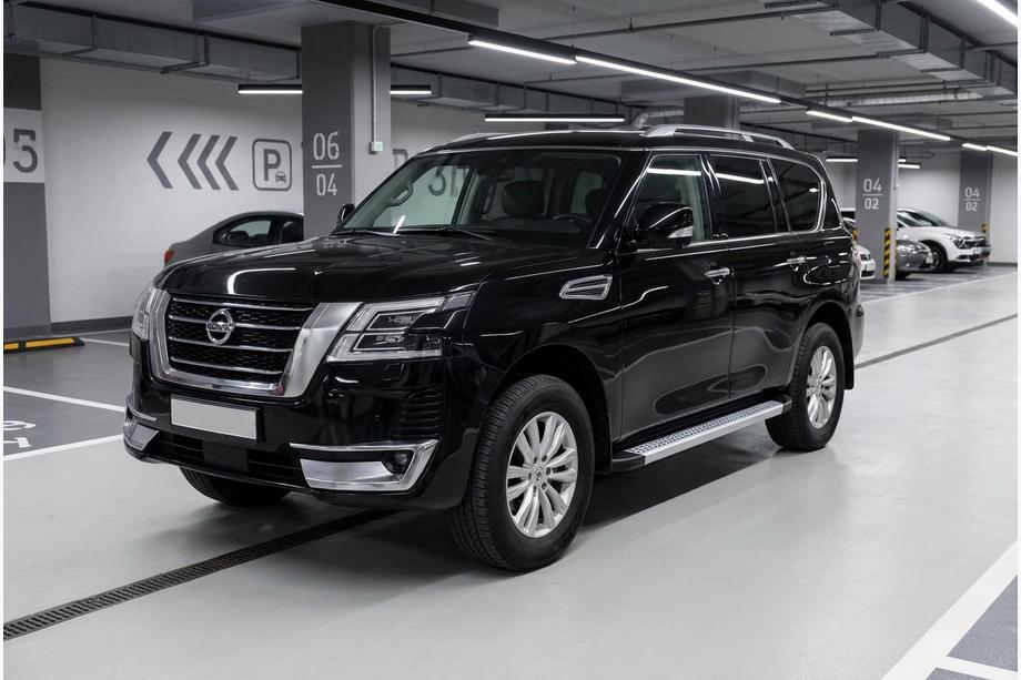 Nissan Armada 2016-2024 Progi Boczne Maya V2 (2 szt., Aluminium) Image