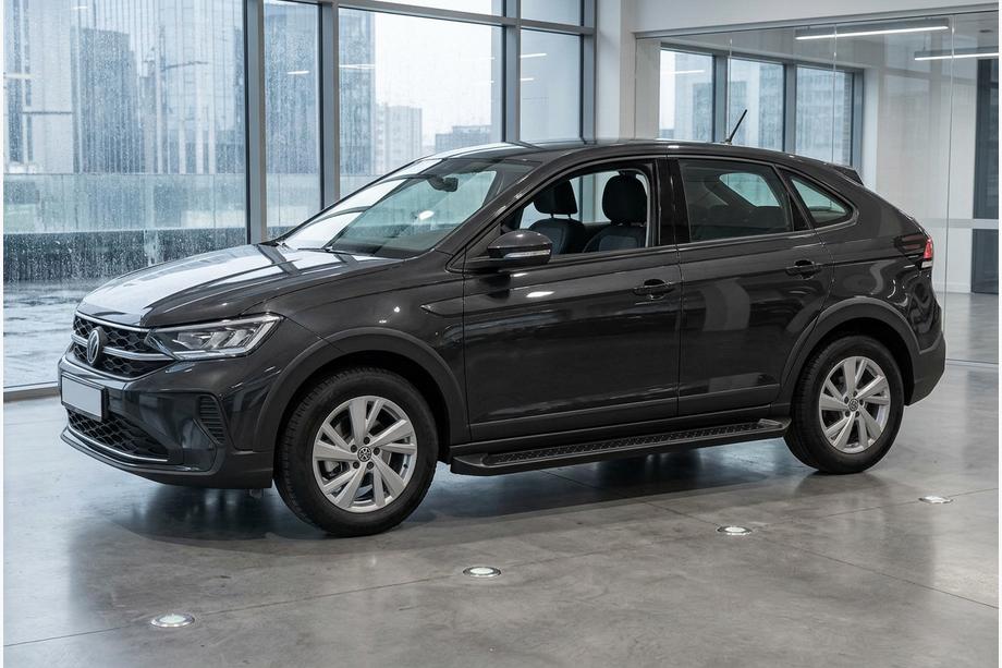 Volkswagen Taigo 2020- Progi Boczné Allmond Black (2 szt., Aluminium) Image