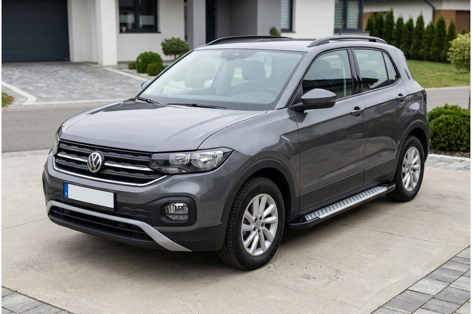 Volkswagen T-Cross 2019- Progi boczne Allmond Grey (2 szt., aluminium) Image